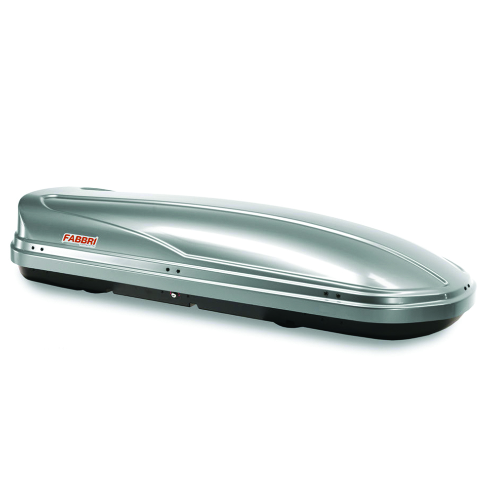 Roof box - Fabbri 450lt Car Roof Box Supernova 450 Grey Luggage Carrier Trunk