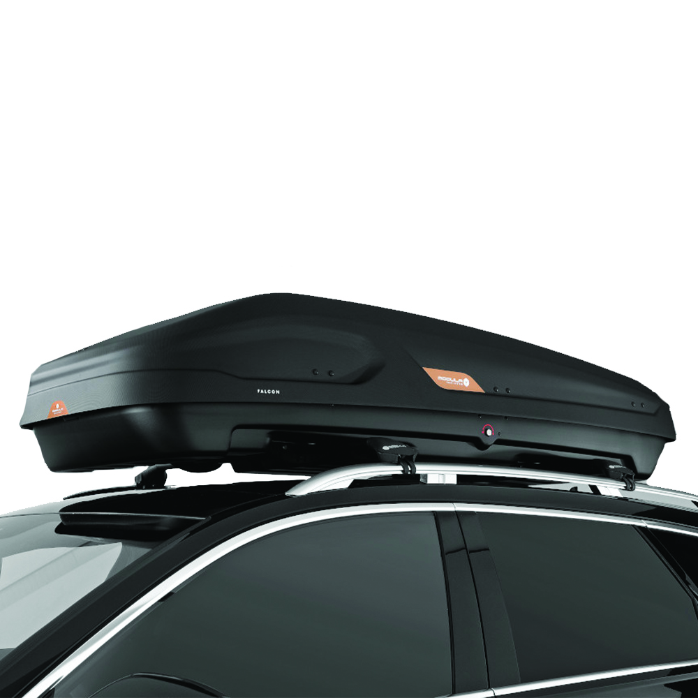 Roof box - Modula 400lt Car Roof Box Falcon 400 Matt Black Luggage Carrier