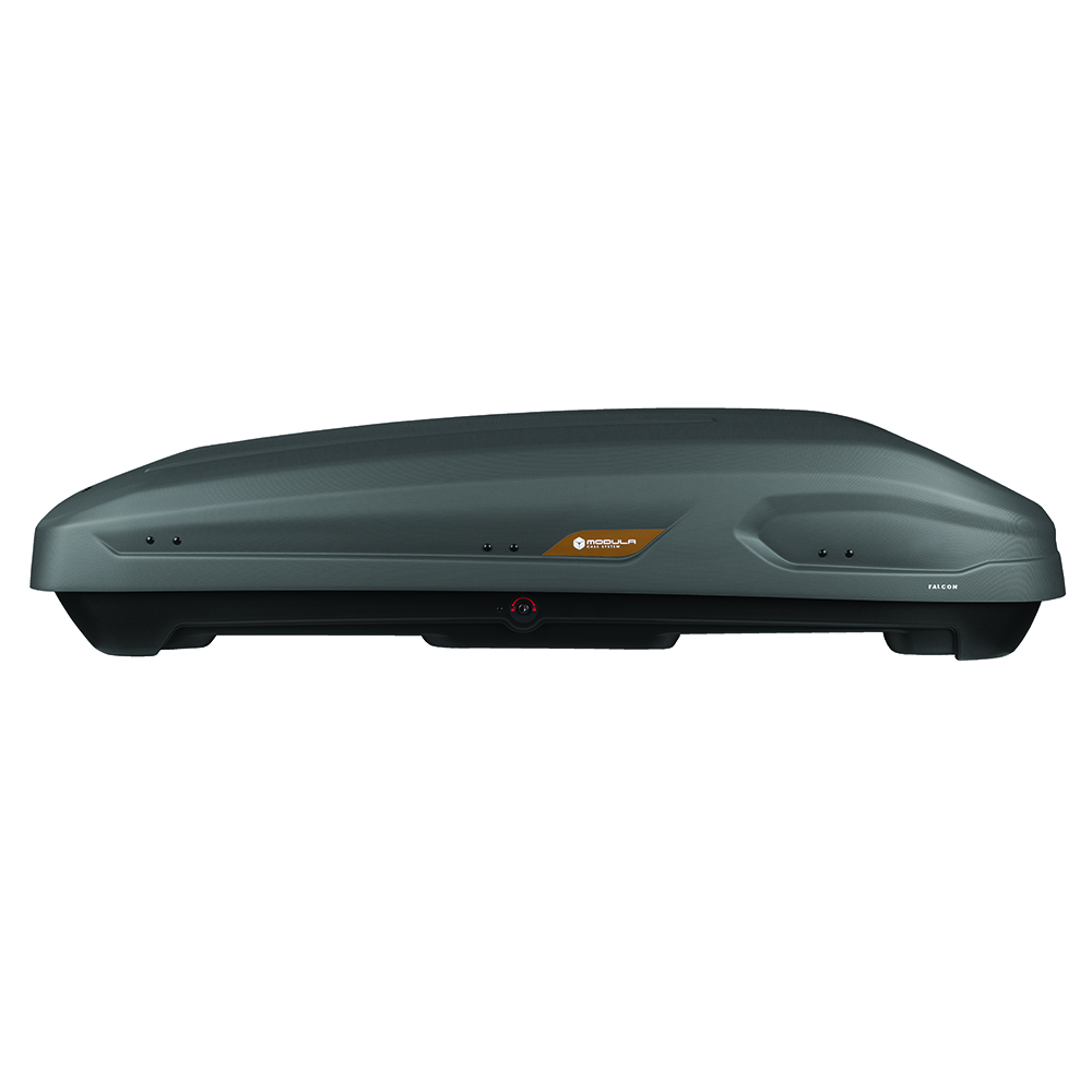 Roof box - Modula 470lt Car Roof Box Falcon 470 Grey Luggage Carrier Trunk