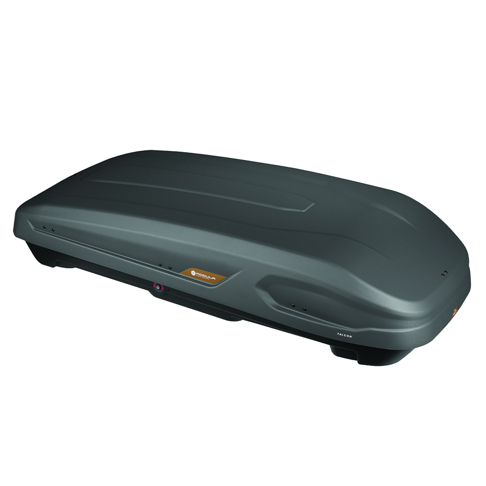 Roof box - Modula 470lt Car Roof Box Falcon 470 Grey Luggage Carrier Trunk