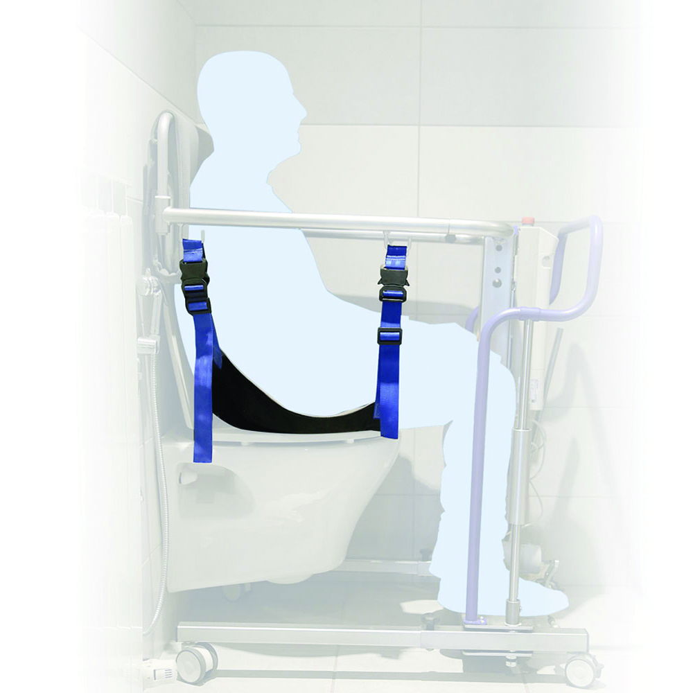 Slings for patient lifters - Mopedia Toilet Harness For Muevo Disabled Lift Without Headrest