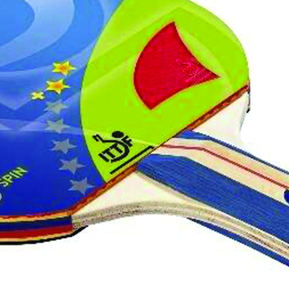 Ping Pong Accessories - Garlando Racchetta Tennis Da Ping Pong Storm 2 Stelle+ Approvata Ittf