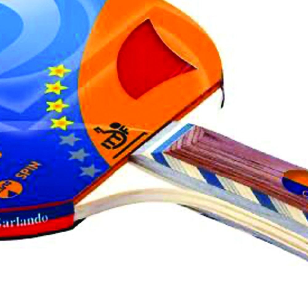 Ping Pong Accessories - Garlando Ittf Approved 4 Star Cyclone Ping Pong Tennis Racket