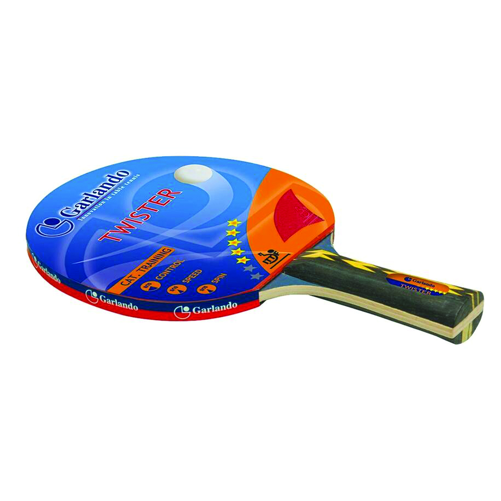 Ping Pong Accessories - Garlando Ittf Approved 5 Star Twister Ping Pong Tennis Racket