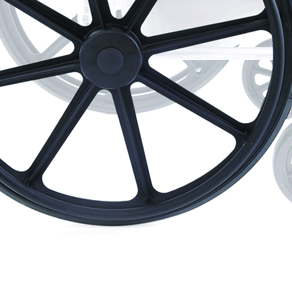 Wheelchair Accessories and Spare Parts - Mopedia Pair Of Rear Wheel For Commode Chair Rs941