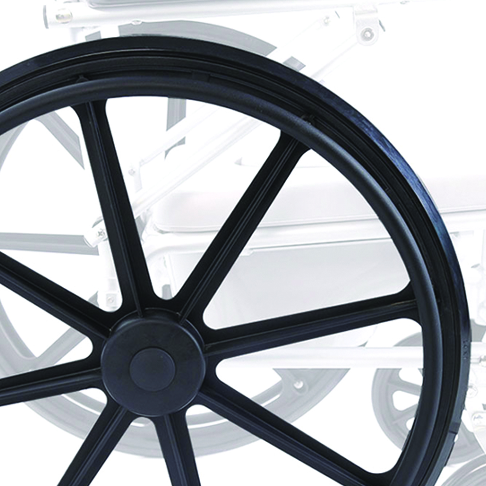 Wheelchair Accessories and Spare Parts - Mopedia Pair Of Rear Wheel For Commode Chair Rs941