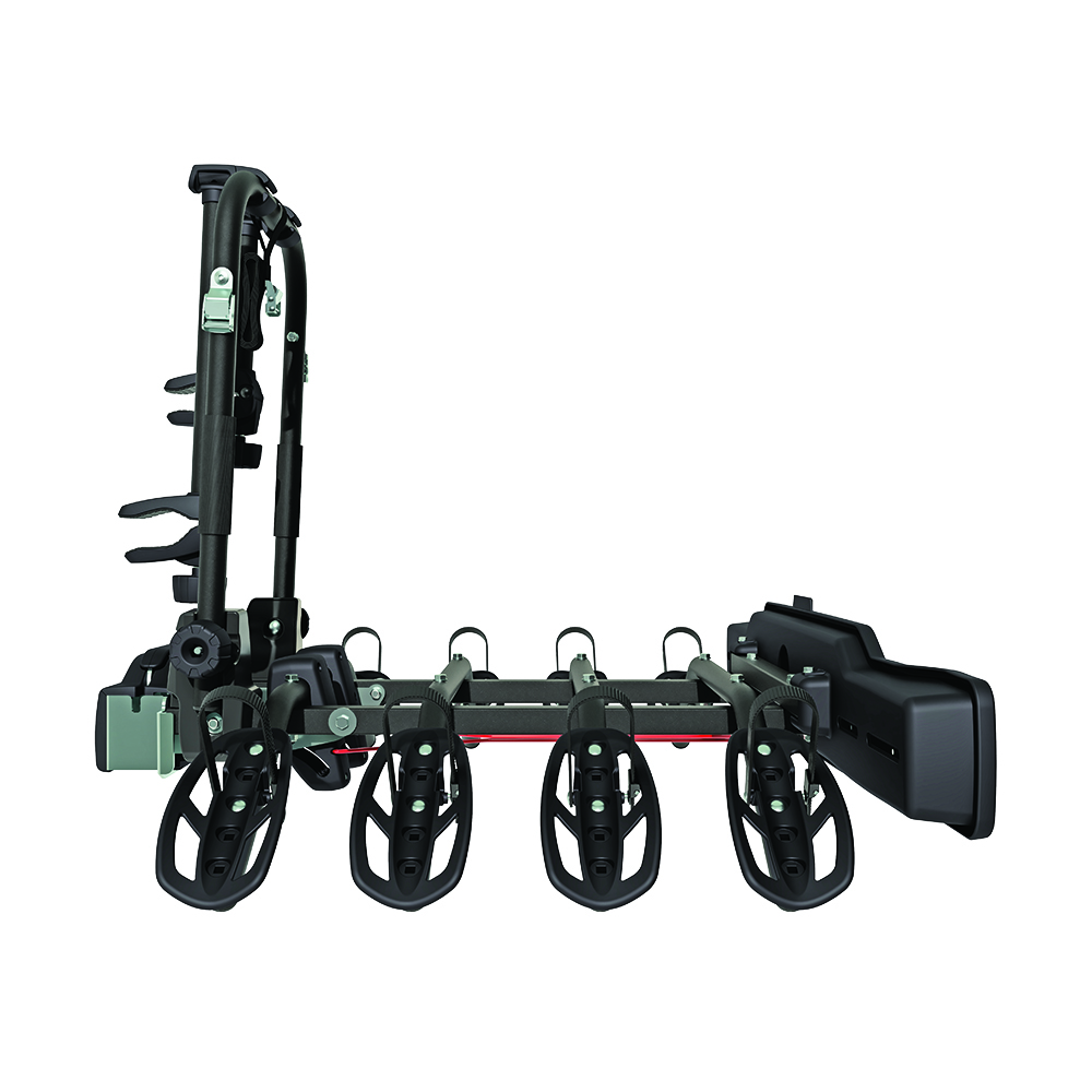 Tow hook bike rack - Peruzzo Universal Tiltable Bike Rack For Parma Tow Hook For 4 Bikes