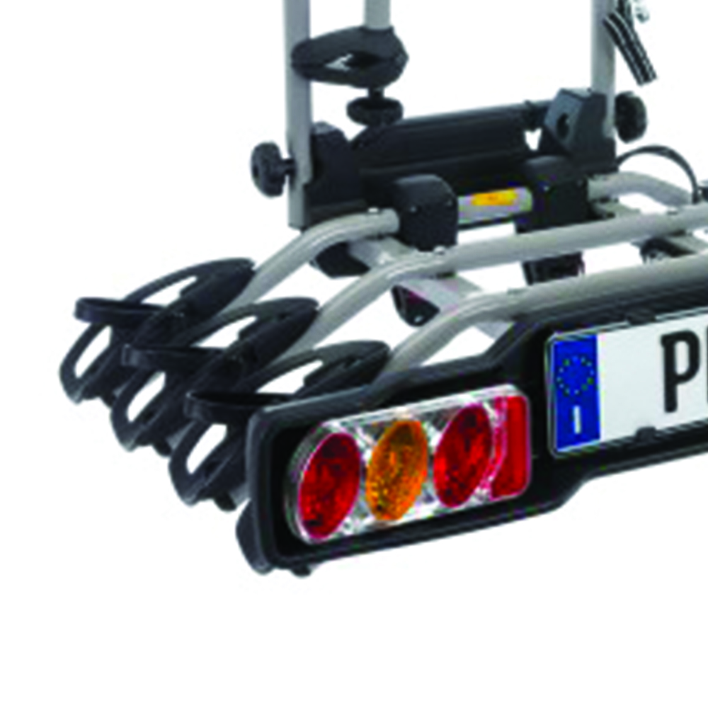 Tow hook bike rack - Peruzzo Universal Tiltable Alu Bike Rack For Parma Tow Hook For 4 Bikes