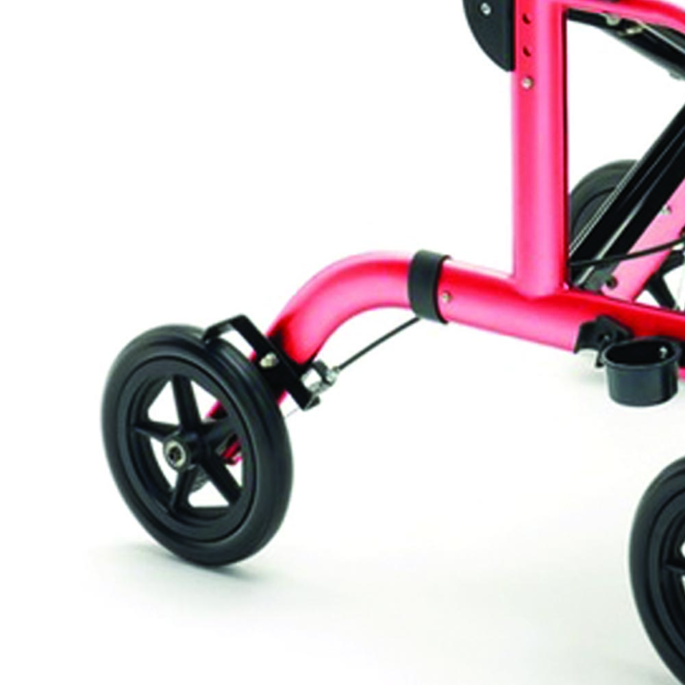 Rollator Walkers - KSP Folding Rollator Walker For The Elderly R22 Transformable Into A Wheelchair