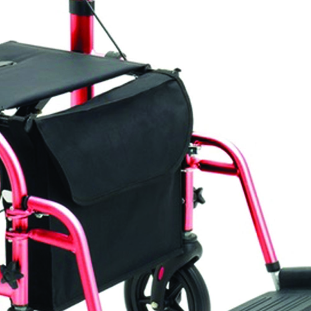 Rollator Walkers - KSP Folding Rollator Walker For The Elderly R22 Transformable Into A Wheelchair