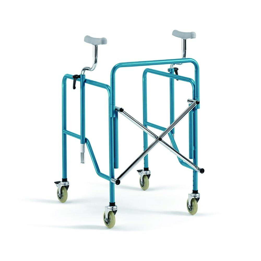 Rollator Walkers - KSP Rollator Walker Folding R11 Axillary Walker For Elderly Disabled 4 Wheels