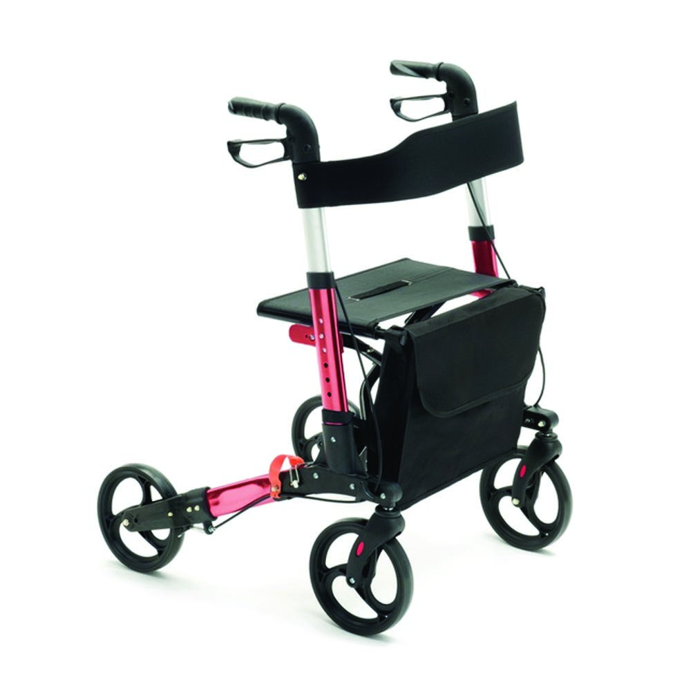 Rollator Walkers - KSP Rollator Walker Folding R25 Walker For Elderly Disabled 4 Wheels