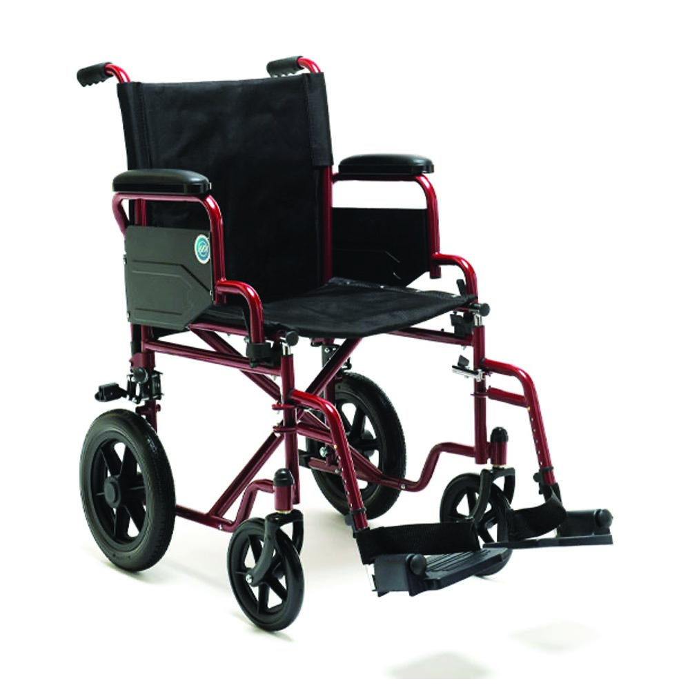 Wheelchairs for the disabled - KSP Sedia A Rotelle Per Disabili N30r12 Carrozzina Pieghevole Transito 