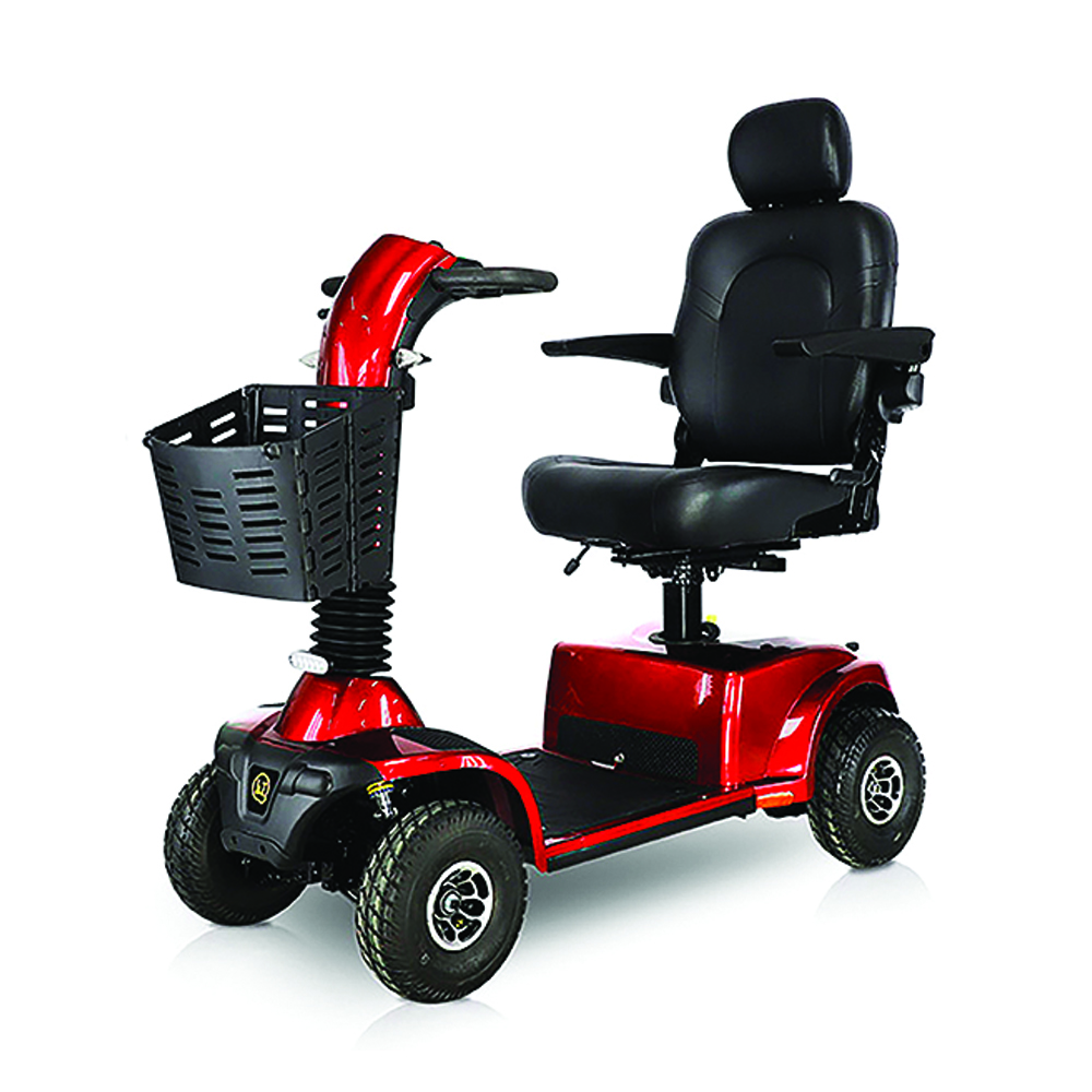 Scooters for the disabled - KSP Electric 4-wheel Foxy Scooter For Disabled Elderly With Lights And Basket