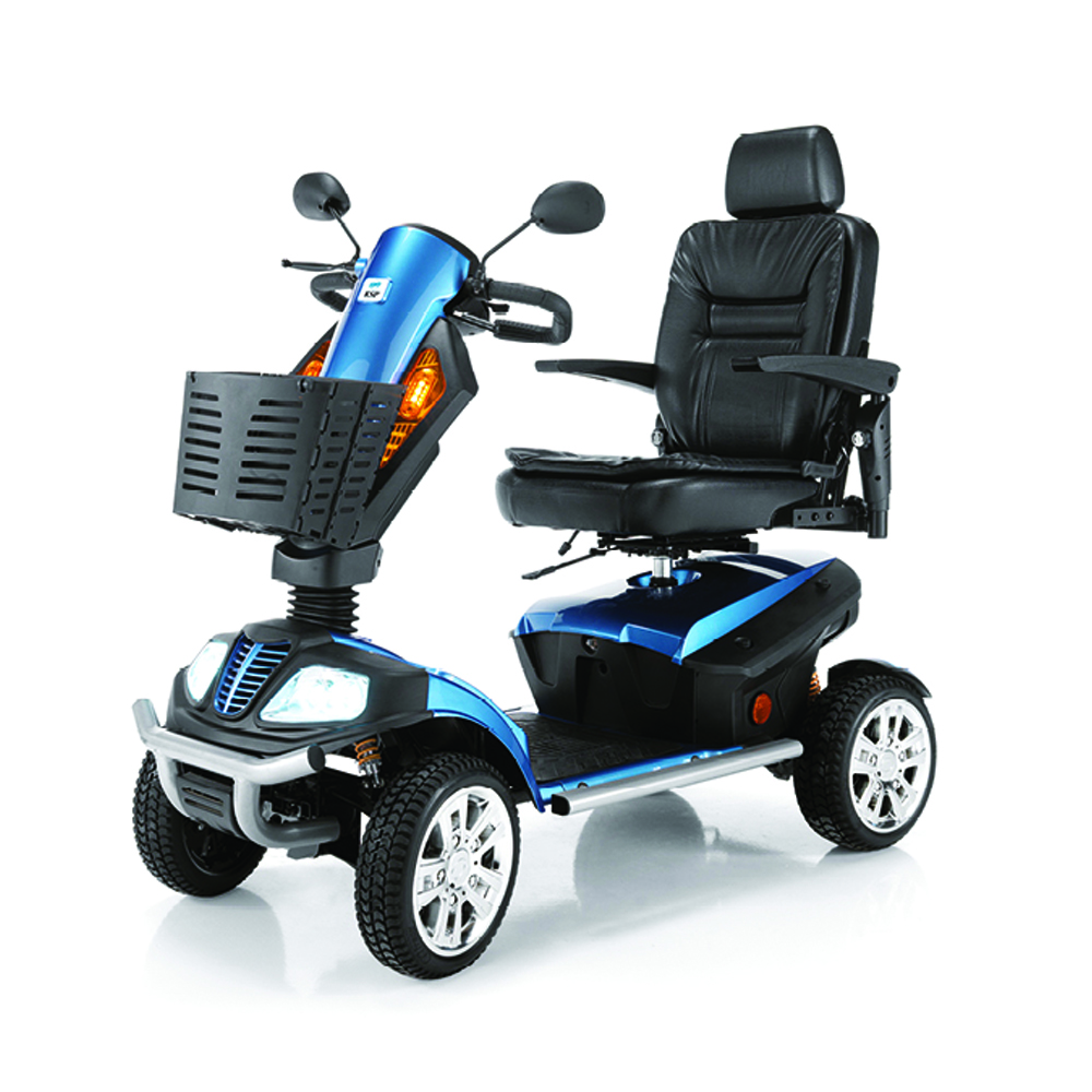 Scooters for the disabled - KSP Lion 4-wheel Electric Disabled Scooter For Elderly With Lights And Basket