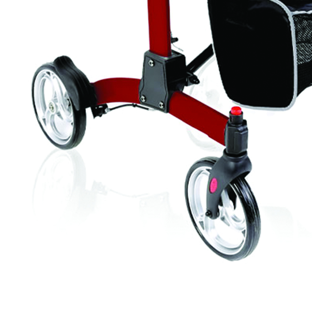 Rollator Walkers - Mopedia Artemis Folding Rollator Walker For Elderly Disabled 4 Wheels