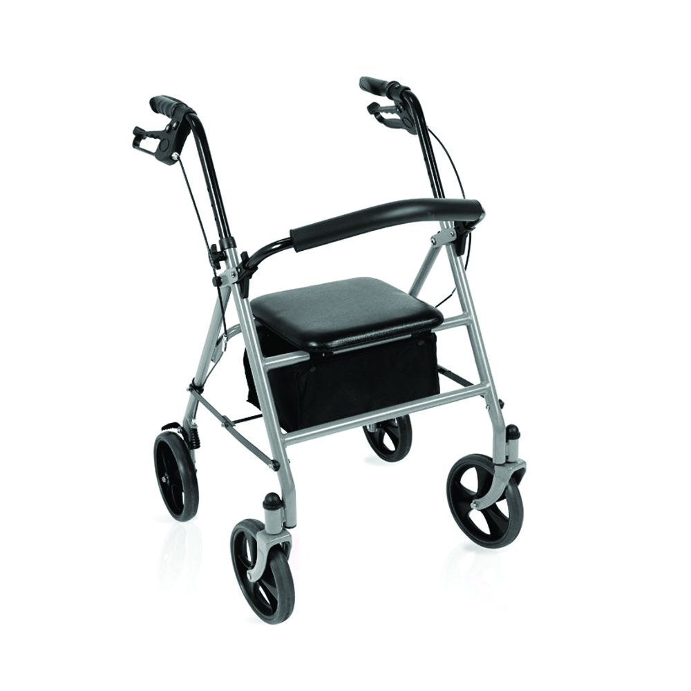 Rollator Walkers - Mopedia Teti Folding Rollator Walker For Elderly Disabled 4 Wheels