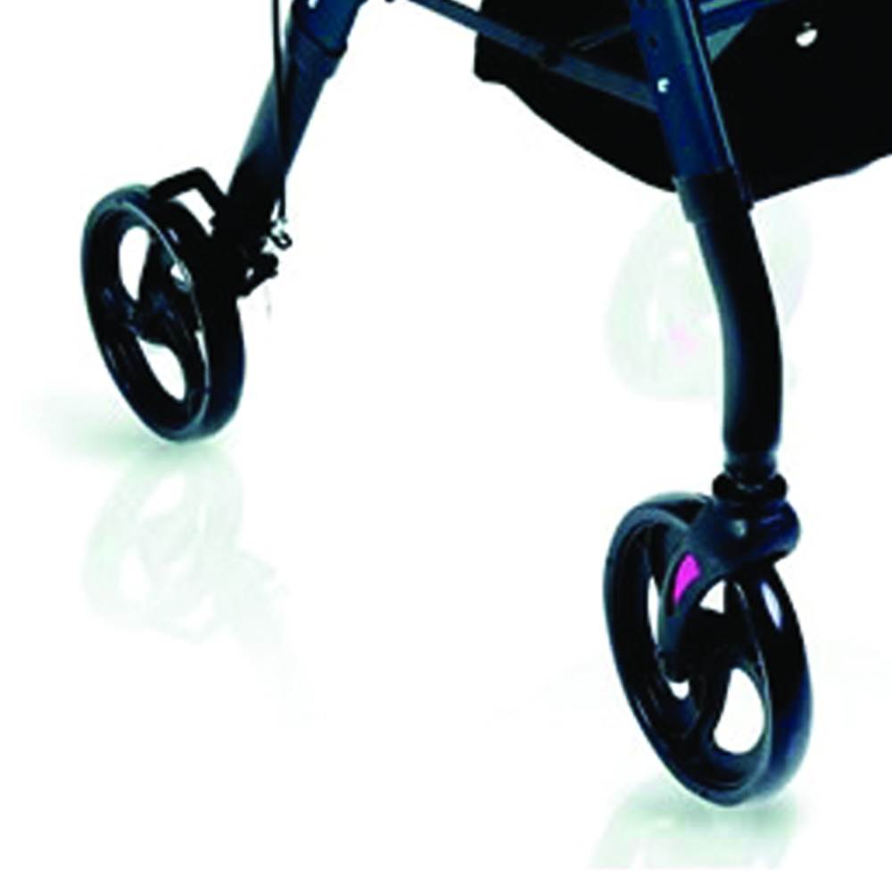 Rollator Walkers - Mopedia Rollator Walker Folding Bariatric Walker For Elderly Disabled 4 Wheels