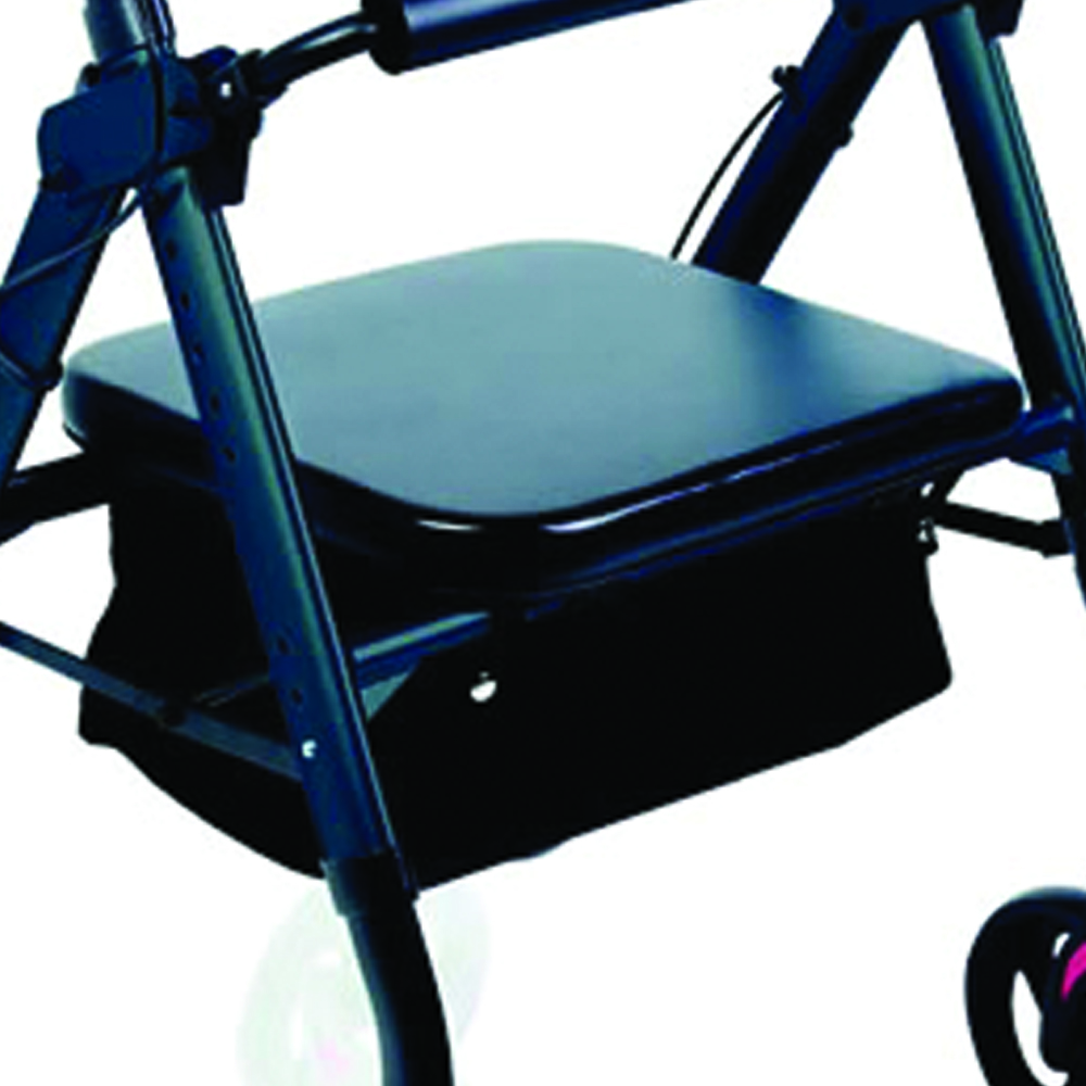 Rollator Walkers - Mopedia Rollator Walker Folding Bariatric Walker For Elderly Disabled 4 Wheels
