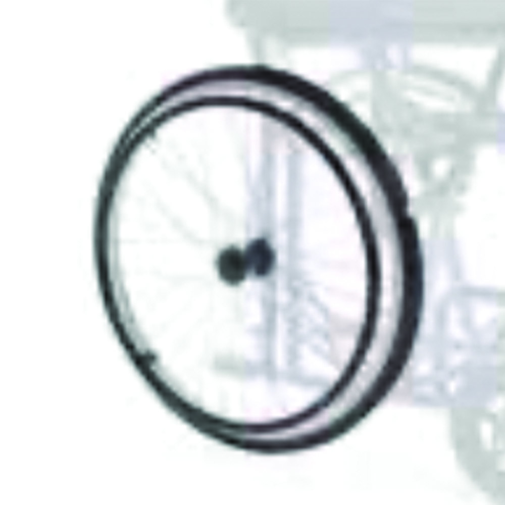 Wheelchair Accessories and Spare Parts - Ardea One Pair Of Rear Wheels 50cm For Skinny Wheelchair For Elderly Disabled