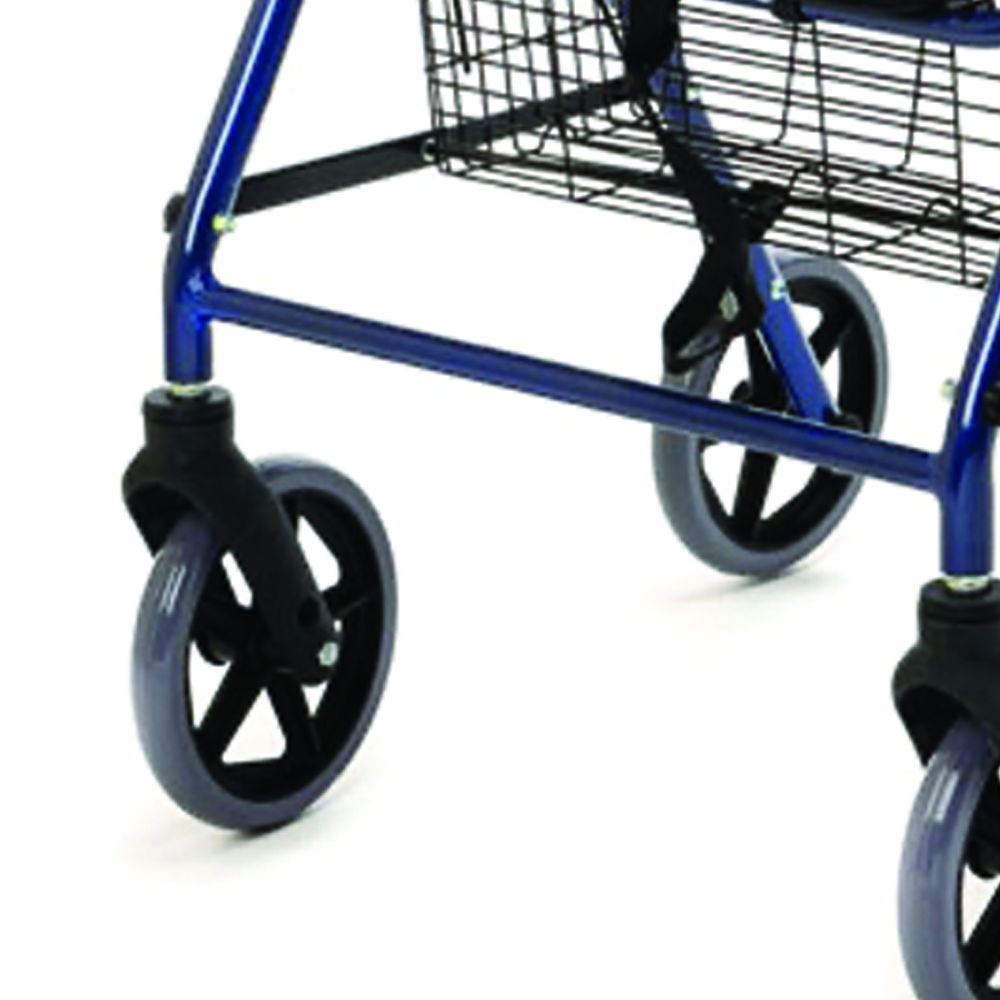 Rollator Walkers - KSP Ca882l Folding Rollator Walker For Elderly Disabled 4 Wheels