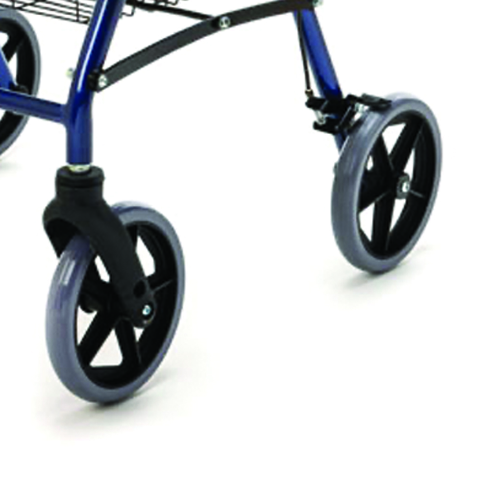 Rollator Walkers - KSP Ca882l Folding Rollator Walker For Elderly Disabled 4 Wheels