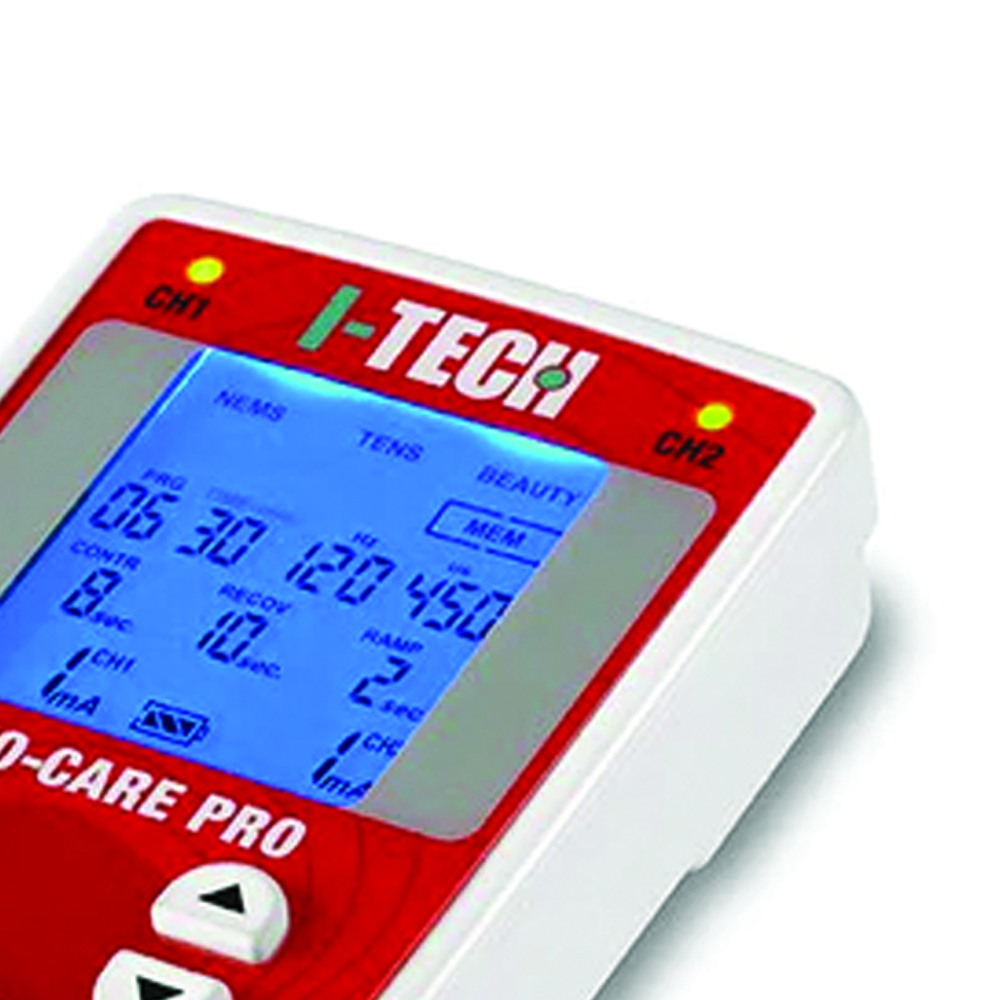 Electrostimulators - I-Tech Elettrostimolatore Professionale Mio-care Pro Tens Nems Beauty 2 Canali
