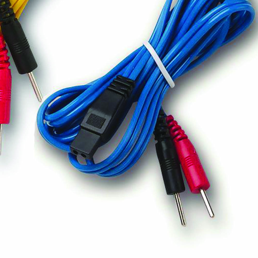 Electrostimulators Accessories - I-Tech Blue/yellow Electrostimulation Cable For Mio-care 2pcs