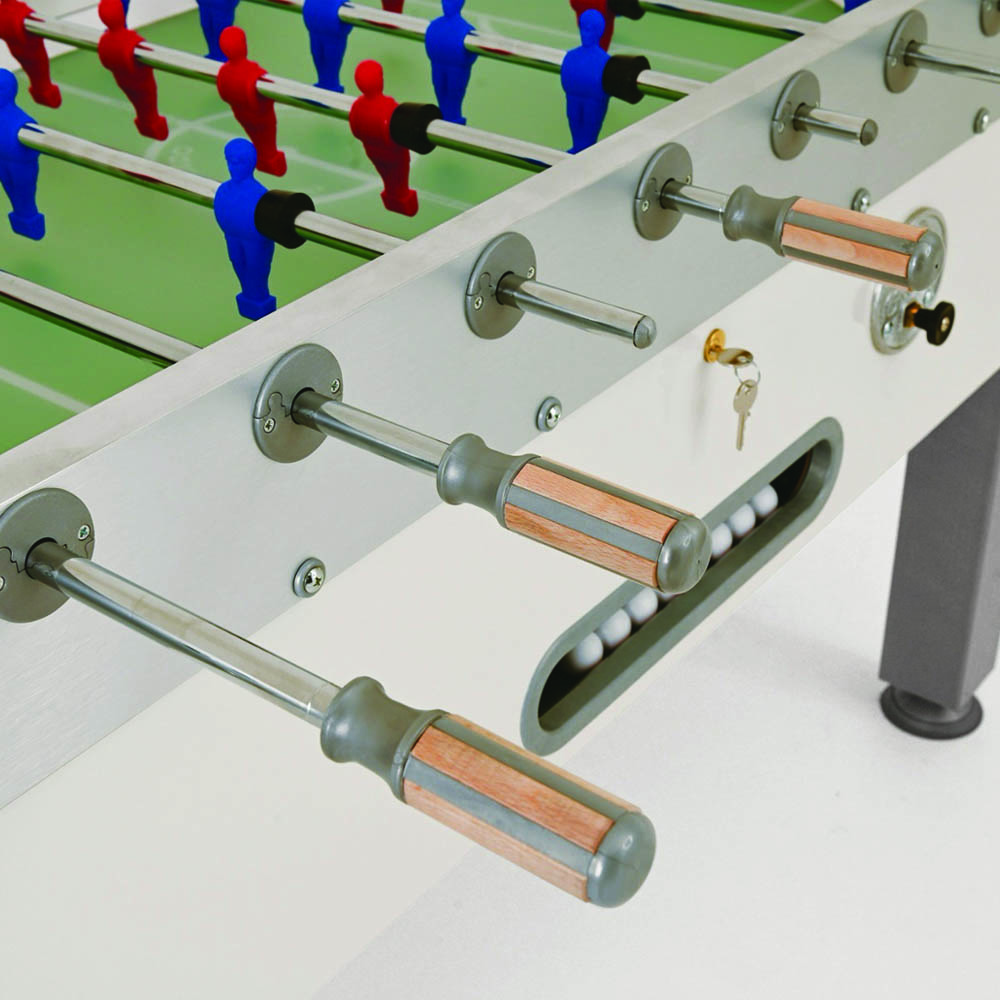 Indoor football table - Garlando Table Football Table Soccer World Champion 2.0 Itsf Professional Outgoing Rods