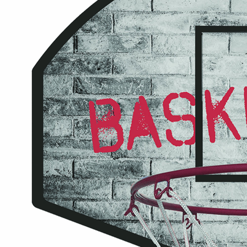 basketball - Garlando Baltimore Basket 61x41cm To Be Fixed To The Wall