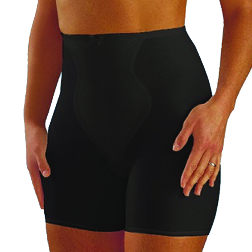 Sheaths - Scudotex Silhouette Bermuda Black Cotton Sheath Shapes Buttocks And Abdomen