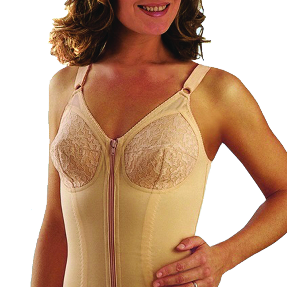 Modelers and Body - Scudotex Cotton Form Short + Zipper Nude B Cup Bodysuit