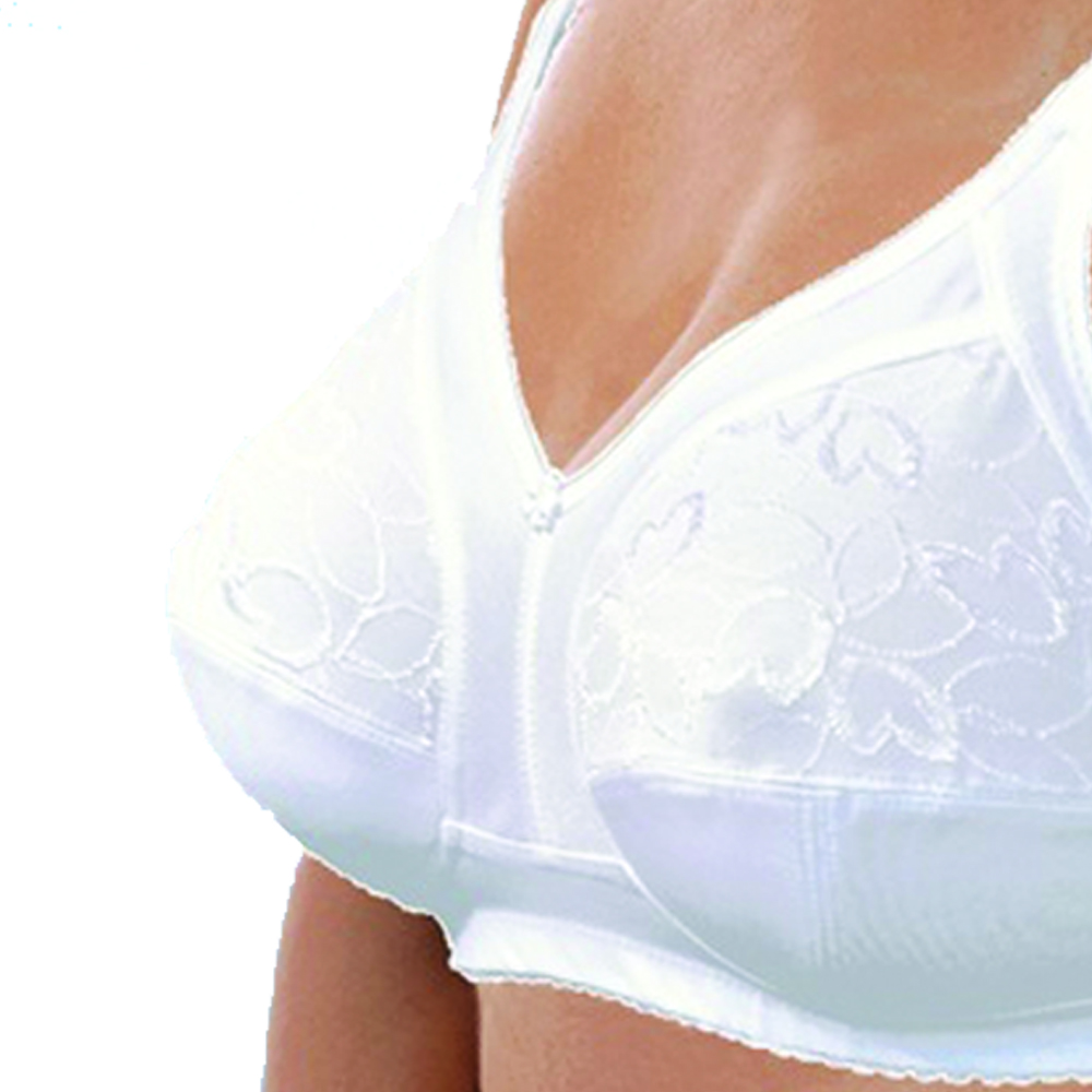 Bras - Scudotex Athena Plus Size Classic Bra D Cup White