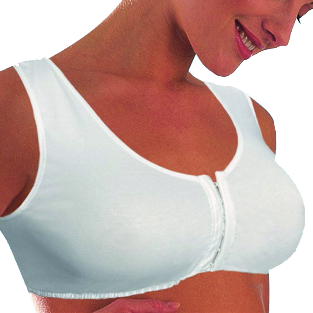 Bras - Scudotex Soft Stretch Bra Cotton Post Op White