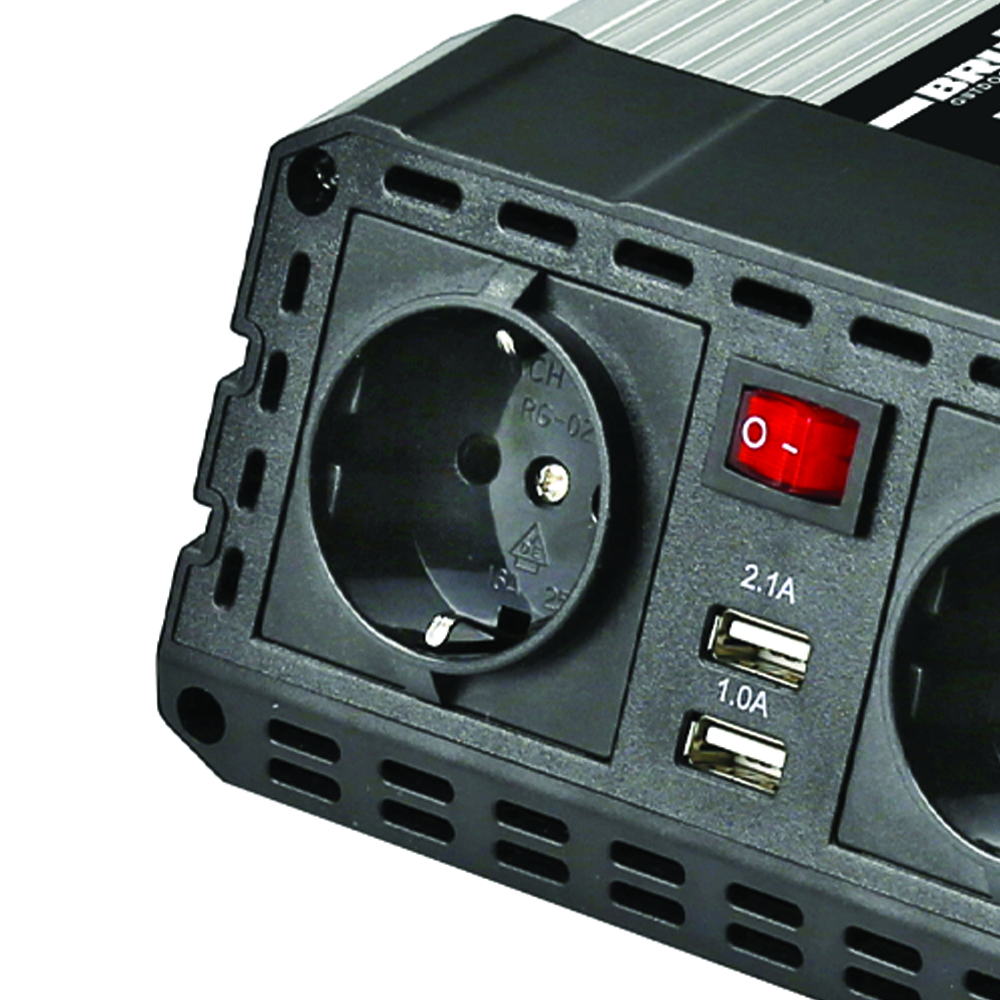 Camping accessories - Brunner Zing300w Power Inverter For Recreational Vehicles Cars Boats