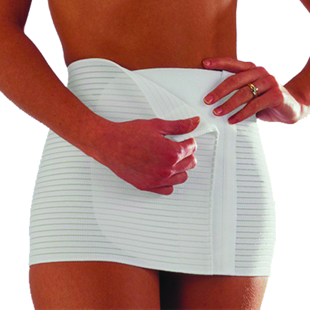 Post-Operative Bands - Scudotex Cotton Lined Lumbar Band H 16cm Adjustable Lined In Cotton