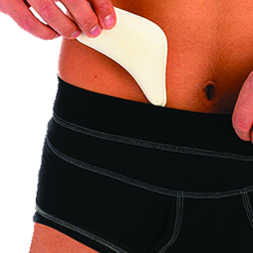 Hernia briefs and belts - Scudotex High Waist Inguinal Hernia Support Briefs Black