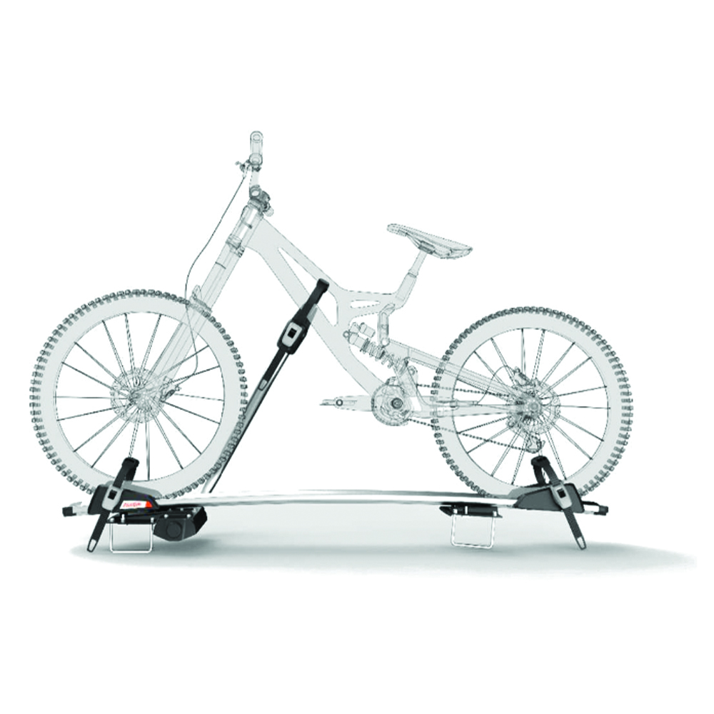 Roof bike rack - Fabbri Solomon Universal Aluminum Roof Bike Rack