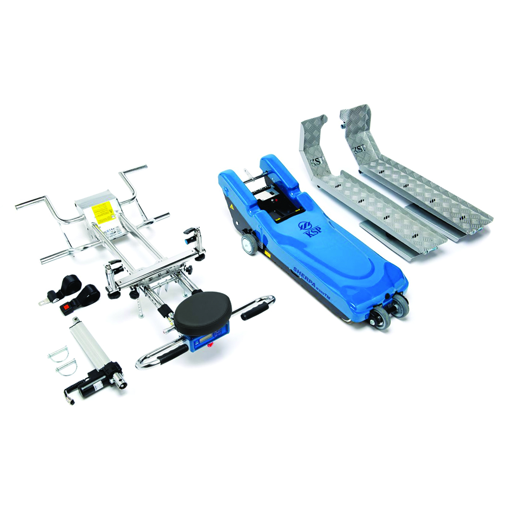 Stairlift - KSP Sherpa N989tm Tracked Stairlift For The Elderly And Disabled + Installation And Training