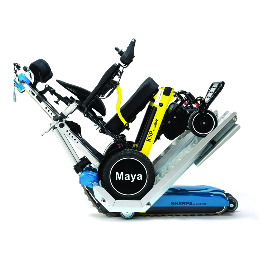 Stairlift - KSP Sherpa N989tm Tracked Stairlift For The Elderly And Disabled + Installation And Training