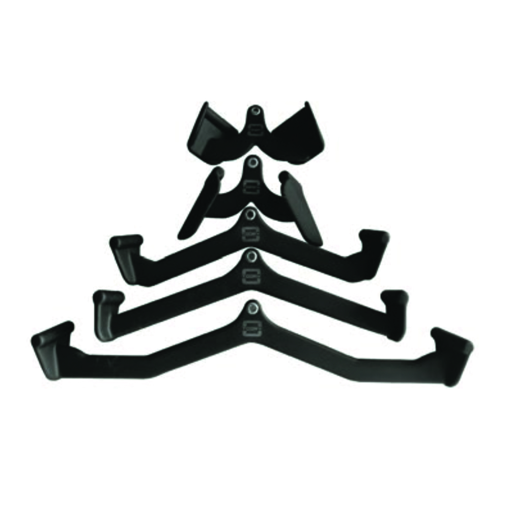 Cable sockets - Toorx Dipping Bars And Grips Set 5 Piece Gym Training