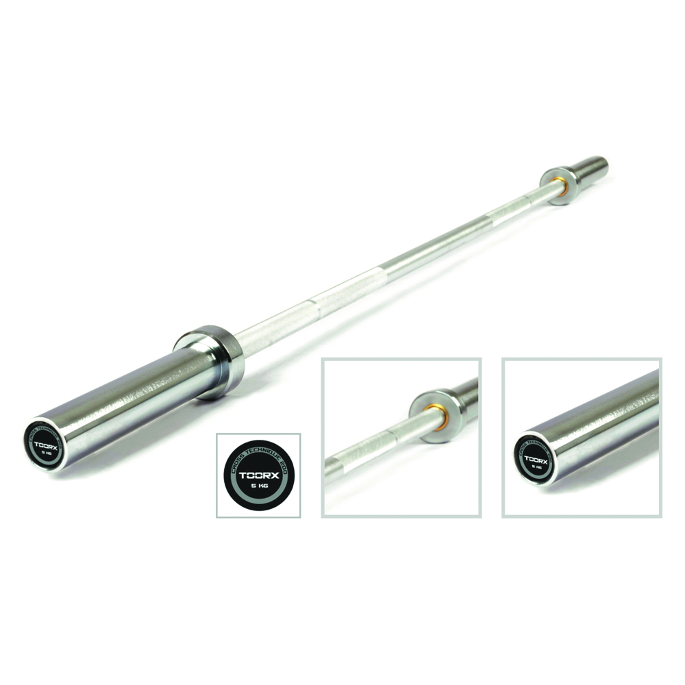 Barbells - Toorx Olympic Barbell 200cm Max Load 20kg