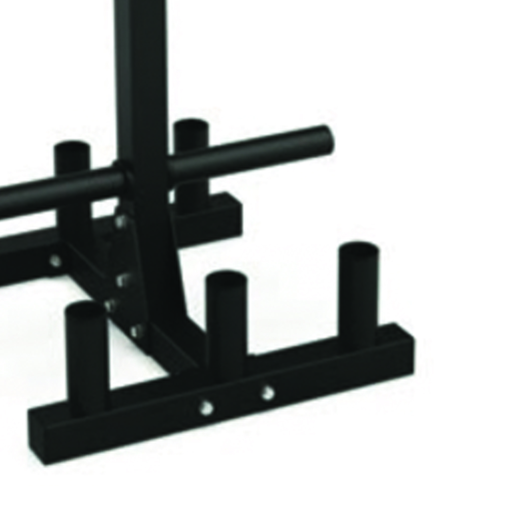 Barbell Rack - Toorx Vertical Rack For Bumper Discs And Barbells Gym