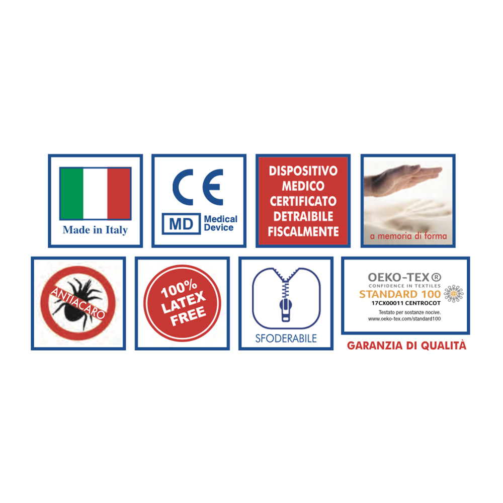 Pillows and Cushions - Rekordsan Orion Anatomical Memory Pillow Anti-mite Soap-shaped Without Holes