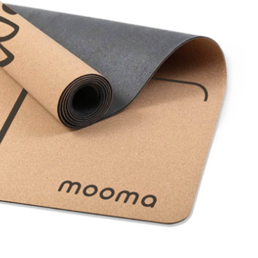 Floor mats - Mooma Non-slip Cork Yoga And Pilates Mat 183x61cm