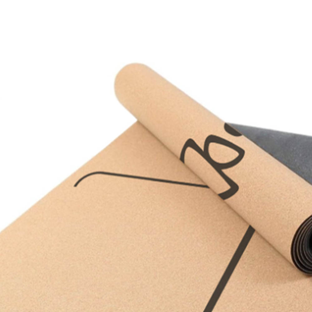 Floor mats - Mooma Non-slip Cork Yoga And Pilates Mat 183x61cm