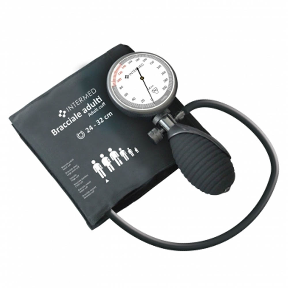 Sphygmomanometers/blood pressure monitors - Intermed Prestige Model Aneroid Sphygmomanometer In Metal