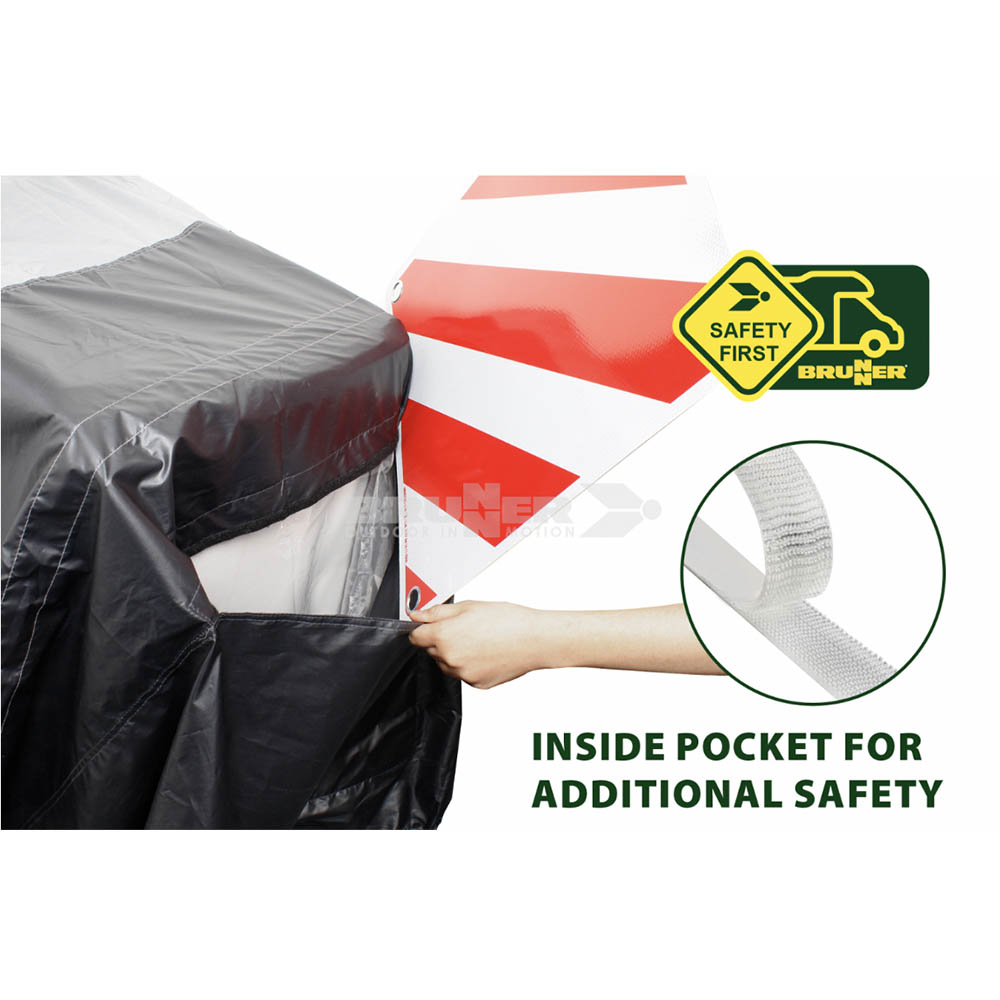 Camper and Caravan covers - Brunner Bike Cover Tower Bar 3/4 Bikes Tow Hook Bike Carrier