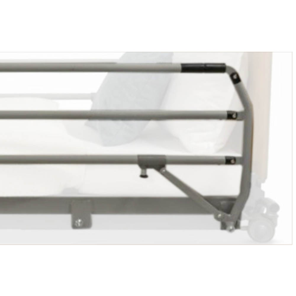 Hospital bed rails - Mopedia Folding Hospital Bed Sides In Aluminum For Ultralow Mp420 Bed