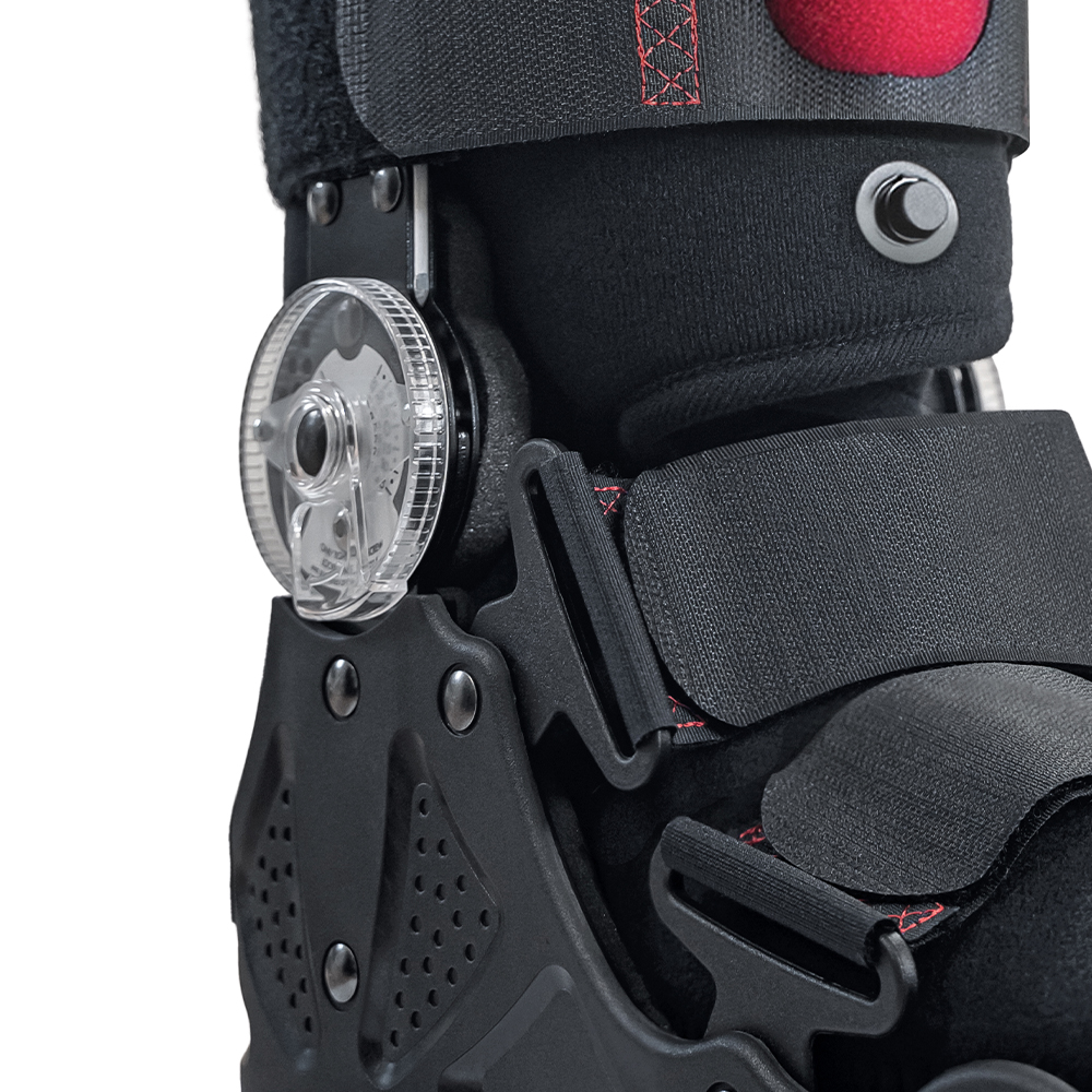 Foot braces - Donjoy Maxtrax Xcel Rom Air Pneumatic Articulated Boot Foot Brace Low